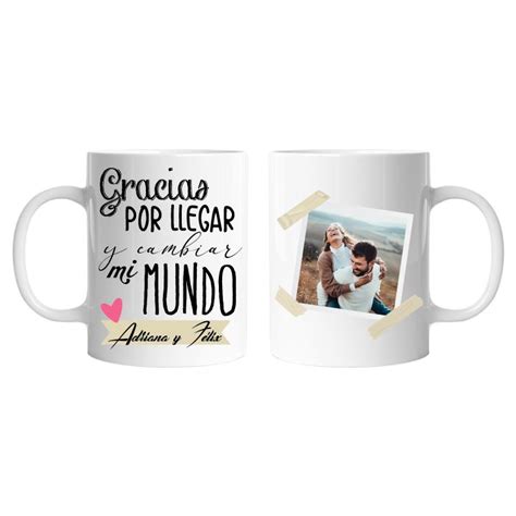 Taza Enamorados Con Frase Y Foto 15 00