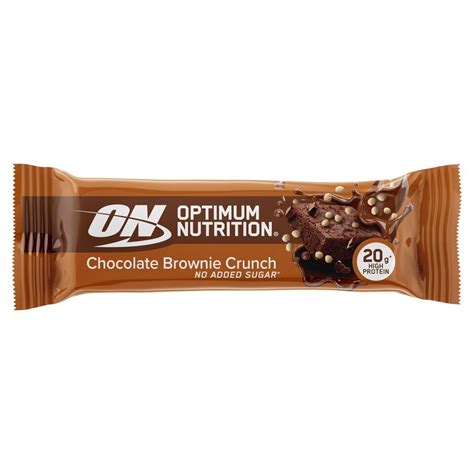 Optimum Nutrition Protein Bar Chocolate Brownie Crunch 65g Tesco Groceries