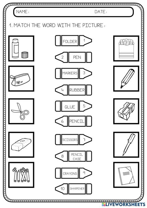 1º U1 1 Match Live Worksheets