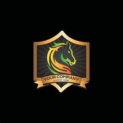 Horse Brand, horse logo template design 7589017 Vector Art at Vecteezy