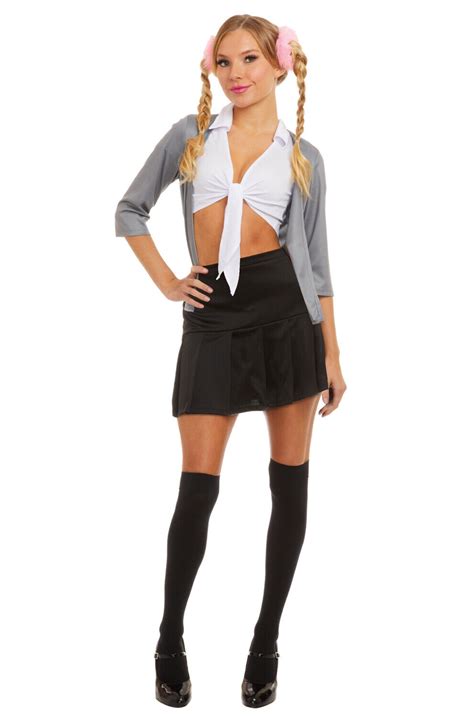 Pop Schoolgirl Britney Spears Inspired Adult Costume Ebay