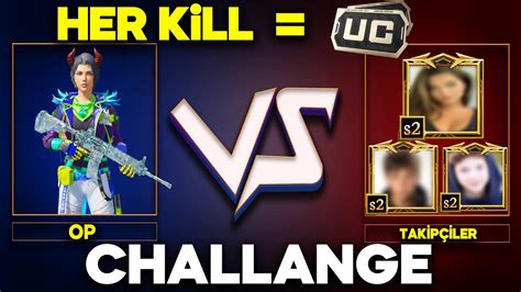 Tak P Ler M N Aldi I Her Kill Uc Challange Pubg Mobile Youtube