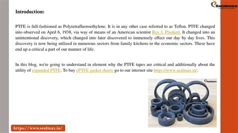 Ppt Significance Of Ptfe And The Usefulness Of Expanded Ptfe