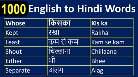 1000 English To Hindi Vocabulary Words Book Pdf Grammareer 51 Off