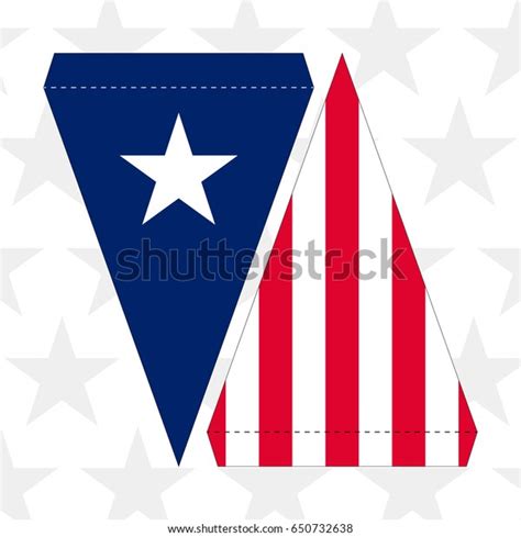 Patriotic Banner Printable Vector Stock Vector (Royalty Free) 650732638 ...