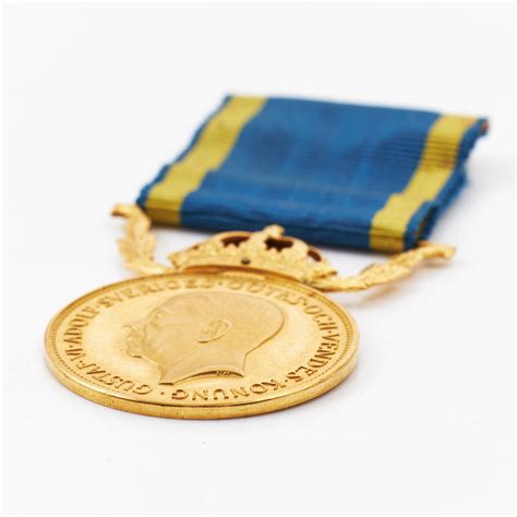 F Rtj Nstmedalj K Guld Gustaf Vi Adolf Kungliga Patriotiska