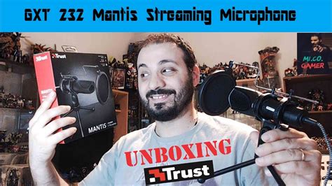 Trust GXT 232 Mantis Streaming Microphone UNBOXING YouTube