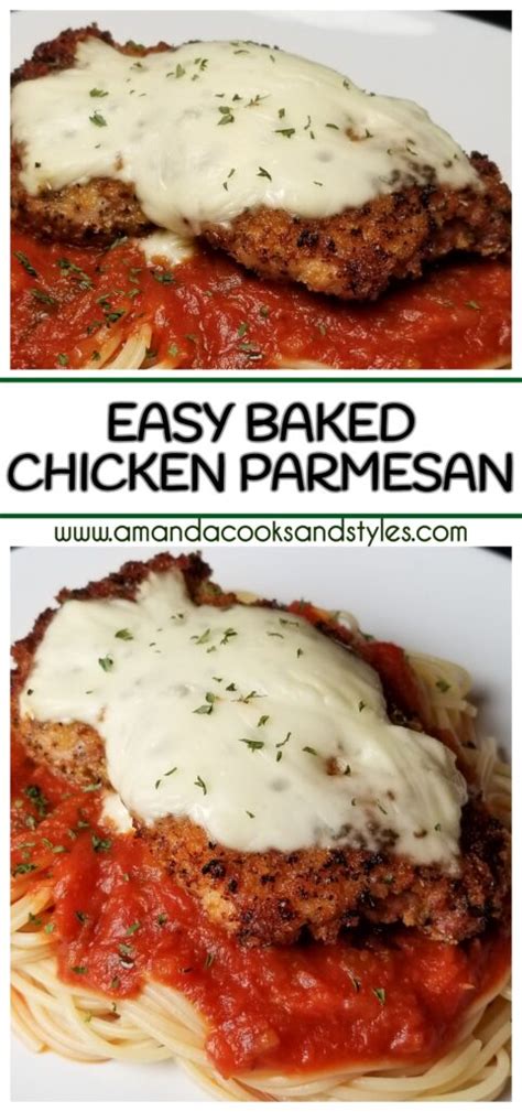 Chicken Parmesan Amanda Cooks And Styles