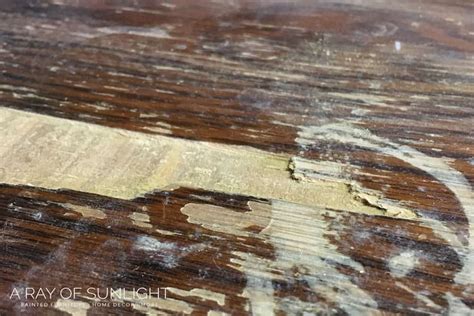 How To Repair Scratches On Veneer Table Top Brokeasshome