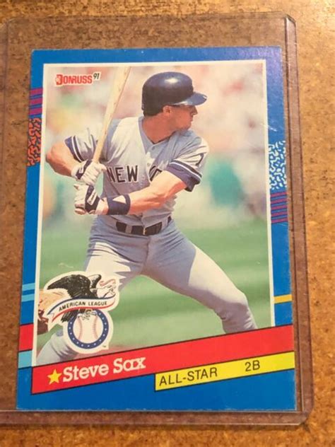 1991 Donruss Baseball 48 Steve Sax All Star EBay