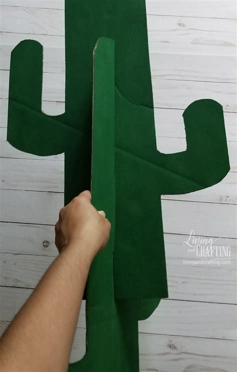 How To Make An Easy Cardboard Cactus Living And Crafting