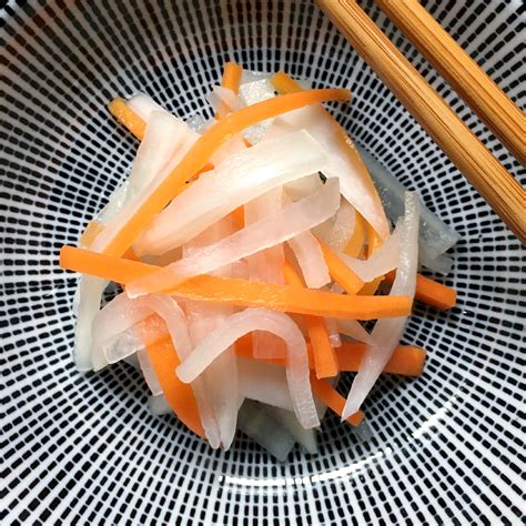 Simple Pickled Daikon And Carrots A Day In The Kitchen