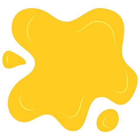 Yellow Splash On A White Background Vector Illustration 16596584