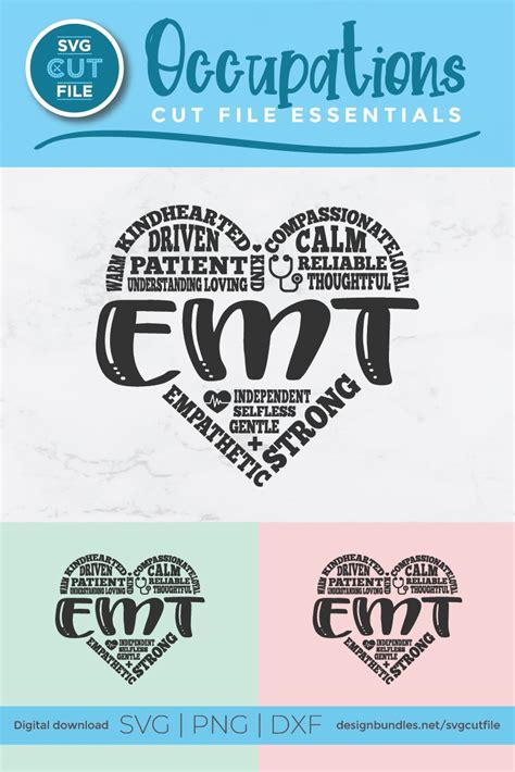 EMT svg - an Emergency Medical Technician or EMS svg