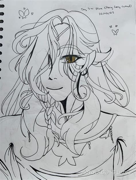 30 Day Drawing Challenge Day 3 Hoyolab