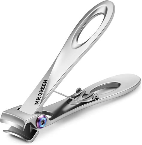 Mrgreen Nail Clippers Wide Jaw Opening Stainless Steel