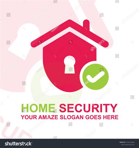 Home Security Logo Design Logo Template Stock Vector (Royalty Free ...