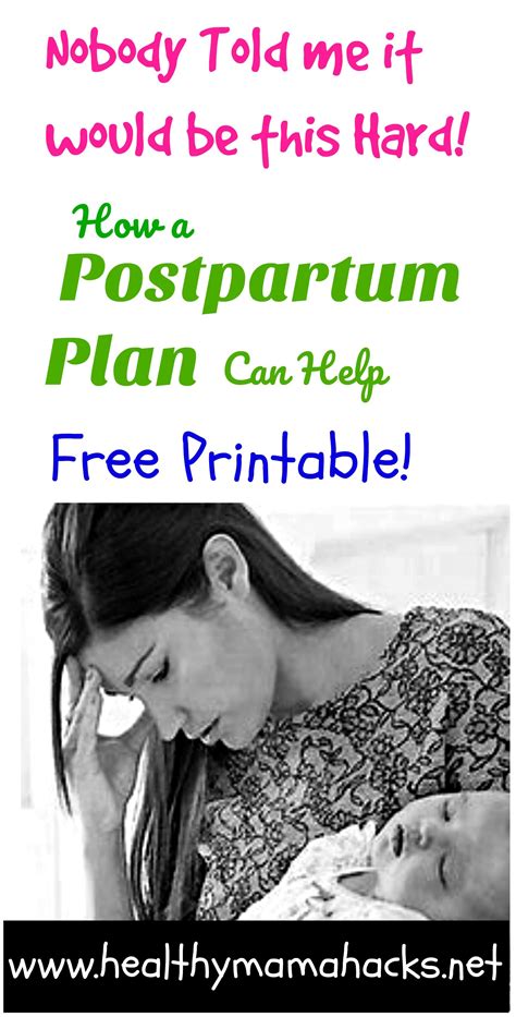 Postpartum Plan Why You Need It And How To Write Yours Today