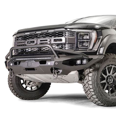 Fab Fours® Ford F 150 2021 Matrix Full Width Front Winch Hd Bumper With Pre Runner Guard