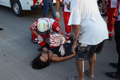 Joven Mujer Es Atropellada En Calles De Veracruz