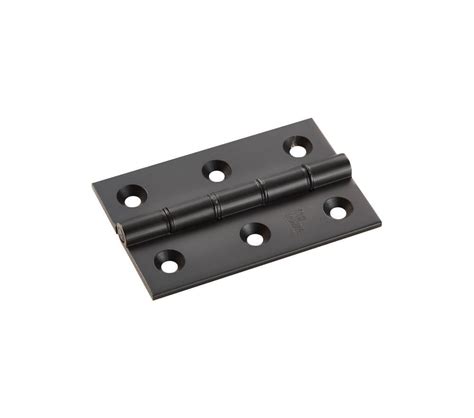 Carlisle Brass Hdpbw21 Washered Hinges 76x50mm Pair Matt Black