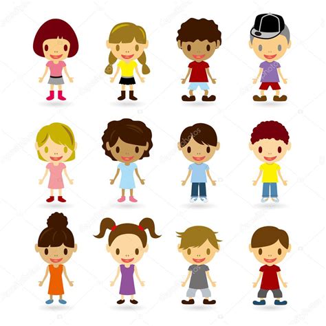 Kids Models Set Stock Vector Image by ©yo-ichi #3945595