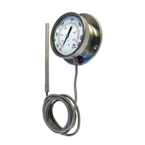 Bimetallic Thermometer D31D100BP Series GESA TERMOMETROS Gas