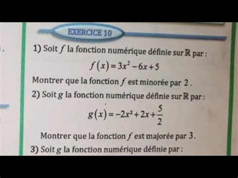 Fonction Major E Minor E Et Born E Exercice P Almoufid Youtube