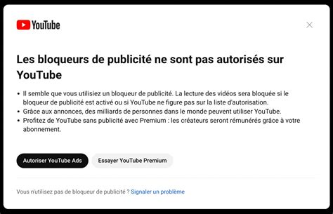 Ad Blockers Sur Youtube Les Bloqueurs De Pub Sont Bloqu S En France