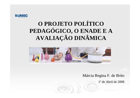 PDF O PROJETO POLÍTICO PEDAGÓGICO O ENADE E A PDF fileNão