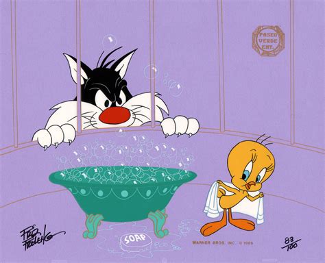 Comic Mint Animation Art Peeping Tom I Signed By Friz Freleng