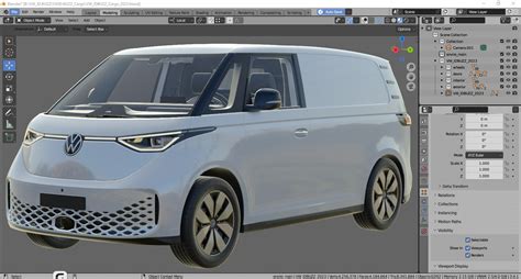 Volkswagen Idbuzz Cargo Van 2023 3d Model Turbosquid 2122596