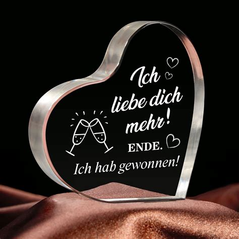 OEAGO Valentinstag Paare Geschenk für Sie ihn Jahrestag Geschenk für