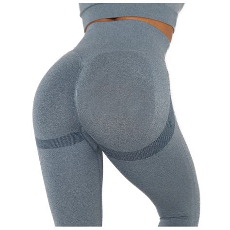 Legginsy Damskie Sportowe Push Up Bezszwowe Modeluj Ce Wysoki Stan