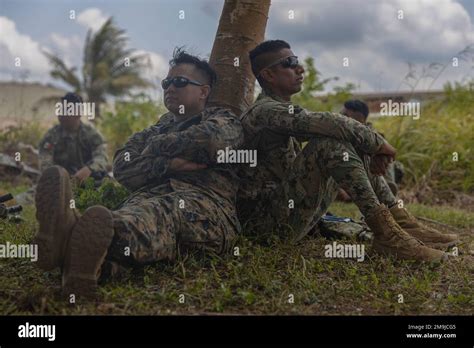 EE UU El sargento de infantería José Raynund Hamoy infantería de