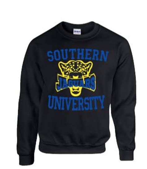 Southern University Jaguars Su Blue Gold Hbcu College Sorority Sweatshirt Jaguars T