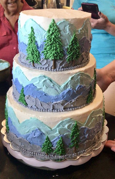 Mountains Cake 123cake In 2020 Cake Christian Cakes