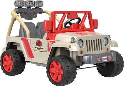 Buy Power Wheels Jurassic Park Jeep Wrangler Ride On Battery Powered