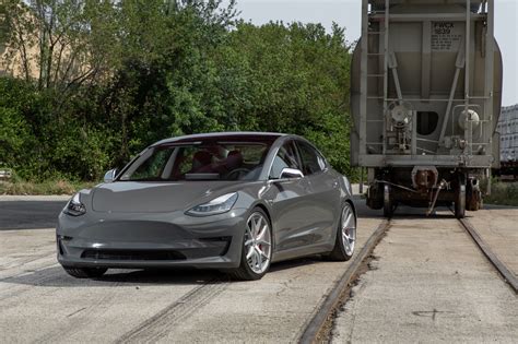 Check Out This Nardo Gray Tesla Model 3