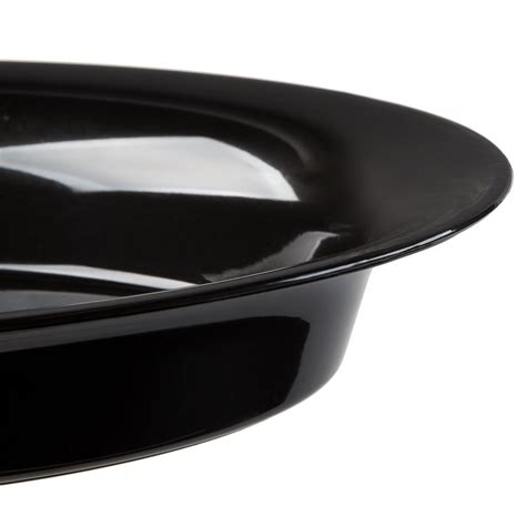 Fineline Ovb Bk Innovative Caterware Oz Black Plastic Oval