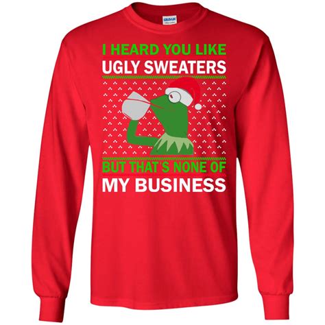 Kermit Frog I Heard You Like Ugly Sweaters But Thats None Of My