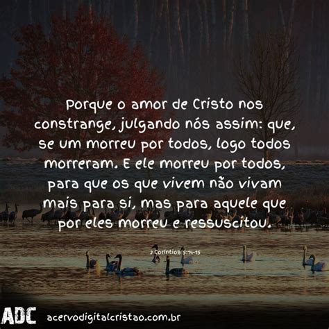 O Amor de Cristo nos Constrange | Acervo Digital Cristão