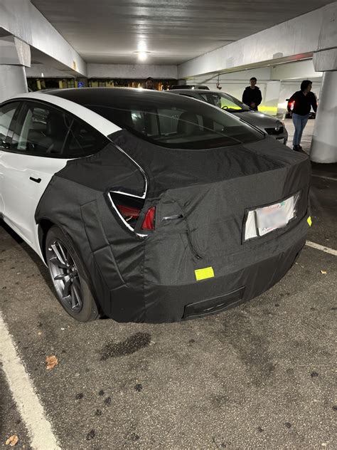 2024 Tesla Model 3 Facelift Prototype Spotted With Intriguing Front End