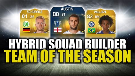 FIFA 15 75K INSANE HYBRID SQUAD BUILDER TOTS CHARLIE AUSTIN YouTube