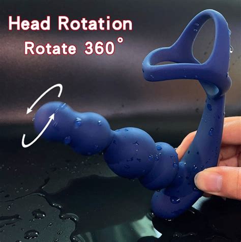 360 Rotating Anal Beads On Cock Ring UDATZ