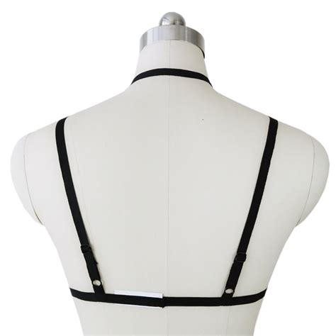 Buy Women Harness Cage Bra Sexy Strappy Lingerie Garter Cupless Adjustable Strap Online At