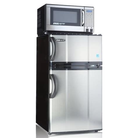 Intrion Microfridge 3 Cu Ft Stainless Steel Compact Refrigerator And