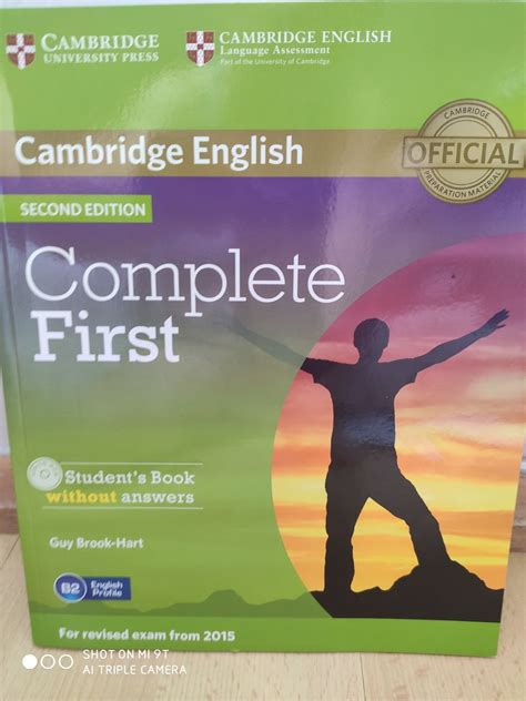 Complete First Students Book Without Answers Livro Cambridge English