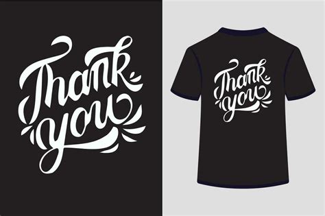 Thank You Vector T Shirt Design 35216516 Vector Art At Vecteezy