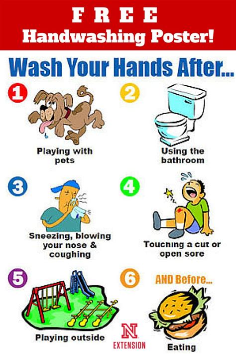 Download A Free 8 12 X 11 Handwashing Poster Food And Nutrition